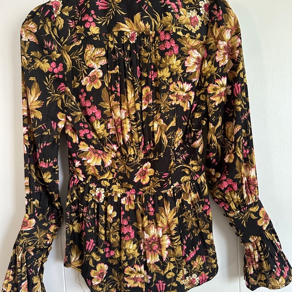 Anthropologie Deep V Tunic Blouse - Picture 8 of 8